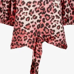 TwoDay Dames blouse met panterprint roze