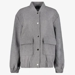 TwoDay Dames bomber jas grijs New