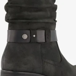 Blue Box Dames boots met lage hak zwart