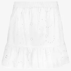 TwoDay Dames broderie rok wit Online
