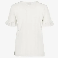 TwoDay Dames broderie T-shirt wit Hot