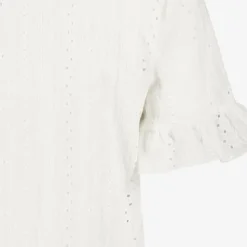 TwoDay Dames broderie T-shirt wit Hot