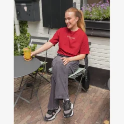 TwoDay Dames cargo jeans donkergrijs Sale