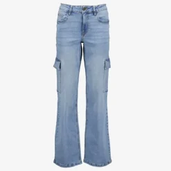 TwoDay Dames cargo jeans medium blauw Online