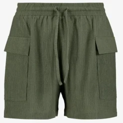 TwoDay Dames cargo short groen Best