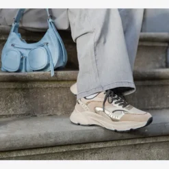 Blue Box Dames dad sneakers beige Online