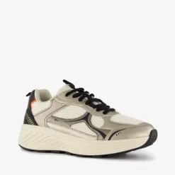 Blue Box Dames dad sneakers beige goud Clearance