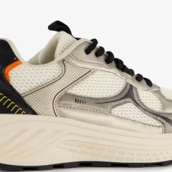 Blue Box Dames dad sneakers beige goud Clearance