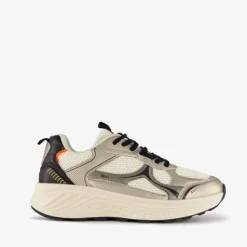 Blue Box Dames dad sneakers beige goud Clearance