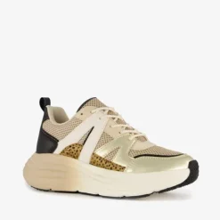 Blue Box Dames dad sneakers beige goud New