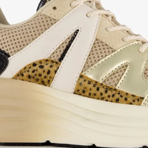 Blue Box Dames dad sneakers beige goud New