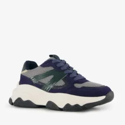 Blue Box Dames dad sneakers blauw Outlet