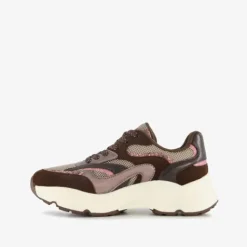 Blue Box Dames dad sneakers bordeauxrood bruin Online