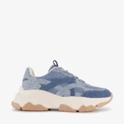 Blue Box Dames dad sneakers denim beige Hot