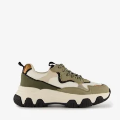 Blue Box Dames dad sneakers kaki groen New