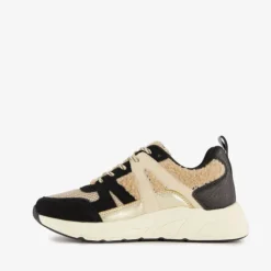 Blue Box Dames dad sneakers met teddy detail Discount