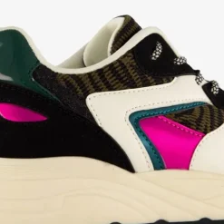 Blue Box Dames dad sneakers met zebraprint Clearance