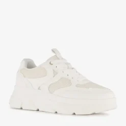 Blue Box Dames dad sneakers wit