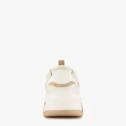 Blue Box Dames dad sneakers wit beige