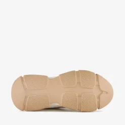 Blue Box Dames dad sneakers wit beige