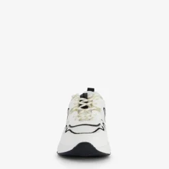 Blue Box Dames dad sneakers wit met gouden details Hot