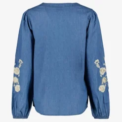 TwoDay Dames denim blouse met borduursels Outlet