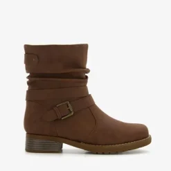 Blue Box Dames enkellaarsjes cognac