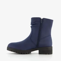 Blue Box Dames enkellaarsjes donkerblauw Hot