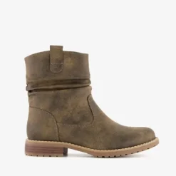 Blue Box Dames enkellaarsjes kaki New