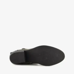 Nova Dames enkellaarsjes met hak grijs New