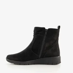 Softline Dames enkellaarsjes zwart Discount