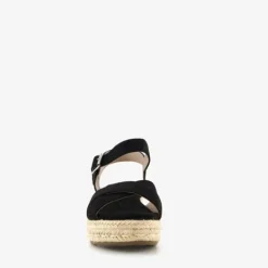 Blue Box Dames espadrilles met sleehak zwart Best