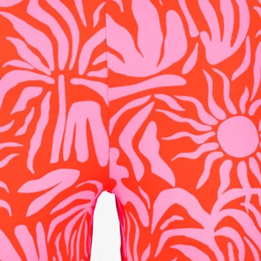 TwoDay Dames flared broek met print roze