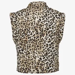 TwoDay Dames gilet met strikjes luipaardprint Sale