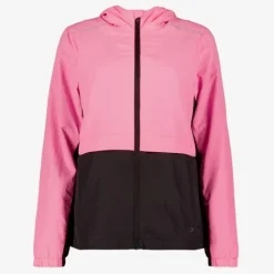 Osaga Dames hardloop jas roze zwart Best