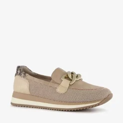 Softline Dames instappers taupe Outlet