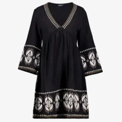 TwoDay Dames jurk zwart Discount