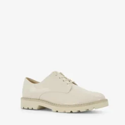 Tamaris Dames lak veterschoenen beige Discount
