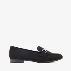 Nova Dames loafers met gesp zwart Discount