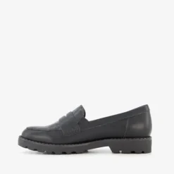 Tamaris Dames loafers met panterprint details zwart Sale