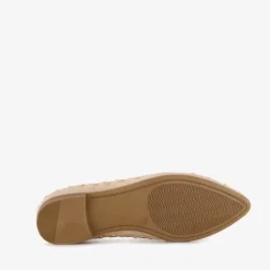 Blue Box Dames loafers met studs beige New