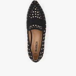 Blue Box Dames loafers met studs zwart Clearance