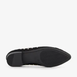 Blue Box Dames loafers met studs zwart Clearance