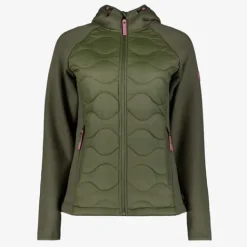 Kjelvik Dames outdoor jas groen Clearance