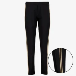 TwoDay Dames pantalon met beige strepen zwart Sale