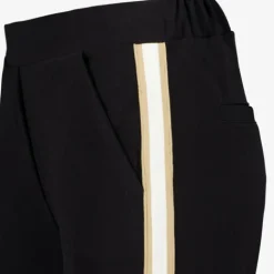 TwoDay Dames pantalon met strepen zwart New