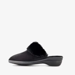 Thu!s Dames pantoffels met imitatiebont zwart Online