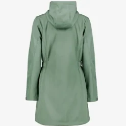 Mountain Peak Dames parka softshell jas groen