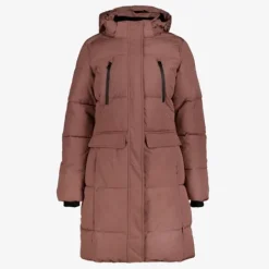 Kjelvik Dames parka winterjas waterafstotend roze