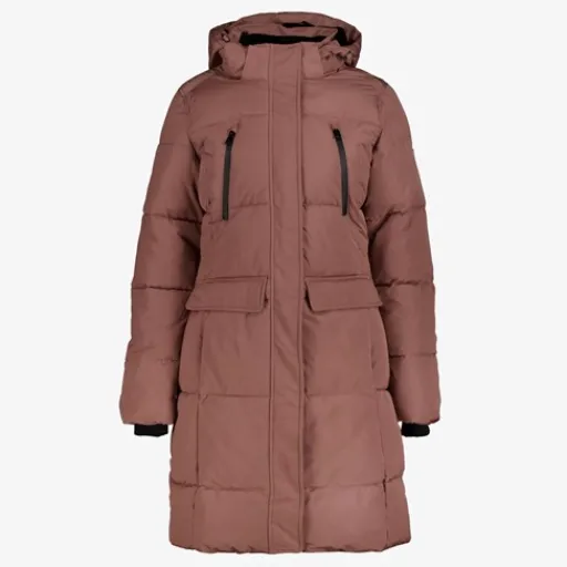 Kjelvik Dames parka winterjas waterafstotend roze